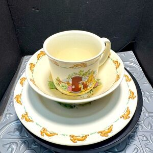 2002 Royal Doulton for Kids Bunnykins Cup Bowl Plate 3pcs